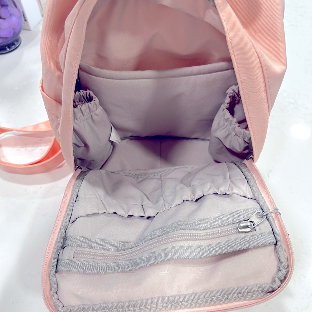 Pink doughnut macaroon mini backpack